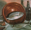 1923_15 Still Life_ Fish with Red Bowl 1923-24